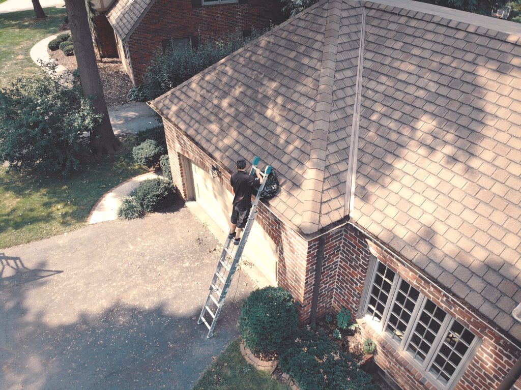 Roof Pressure Washed
